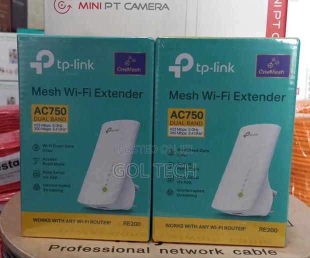 Tp Link Wifi Range Extender Mesh Wifi Extender Ac750 Dual Band Re200