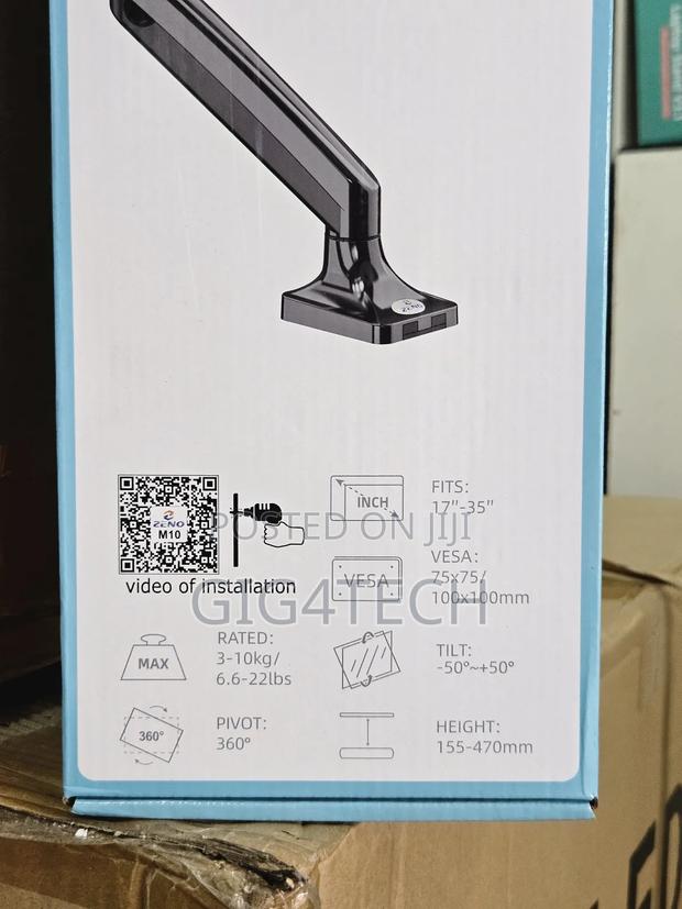 Zeno Single Arm Gas Strut Desktop Monitor Mount and Stand photo 2