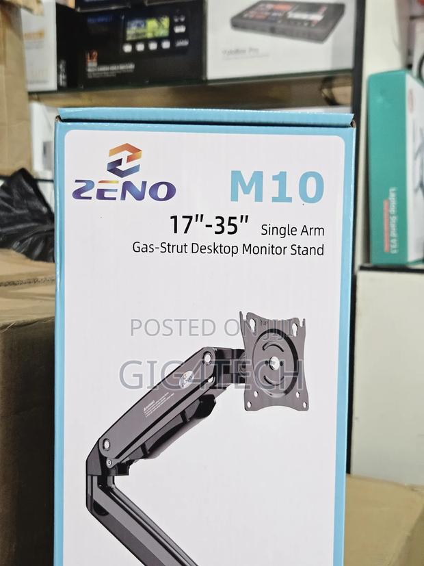 Zeno Single Arm Gas Strut Desktop Monitor Mount and Stand photo 3