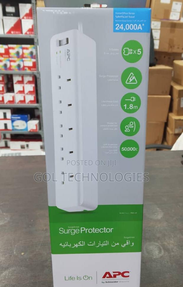 Extension Board With Surge Protector 24,000a 1.8m Apc Original · Photo 2