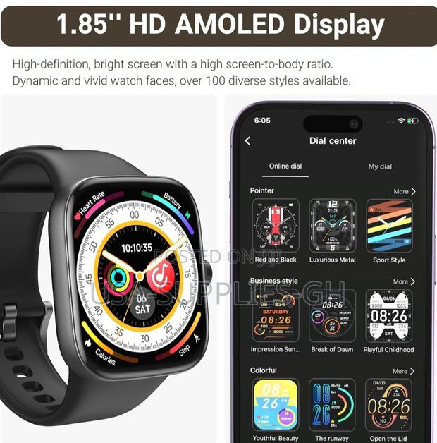 Tozo Amoled S7 Smart Watch With 46.99 Mm Ultra Hd Screen From Usa photo 2