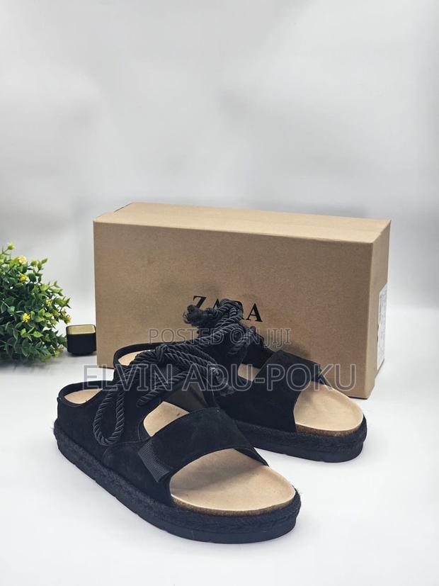Zara Lace Up Slippers In Different Colors , Swipe >>>>>> · Photo 3