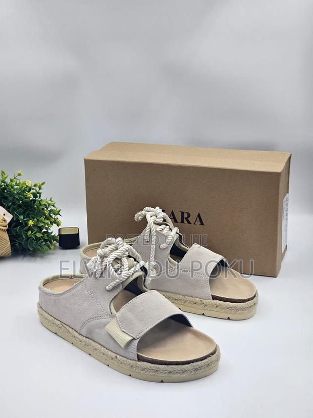 Zara Lace Up Slippers In Different Colors , Swipe >>>>>> · Photo 4