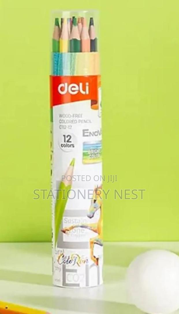Deli Wood Free Color Pencils
