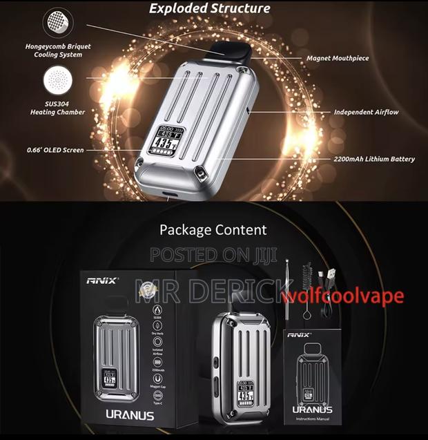 Anix Uranus Dry Herb Vaporizer Silver · Photo 3