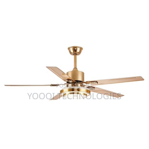 52" 5 Blade 3 Color Led Ceiling Fan Light