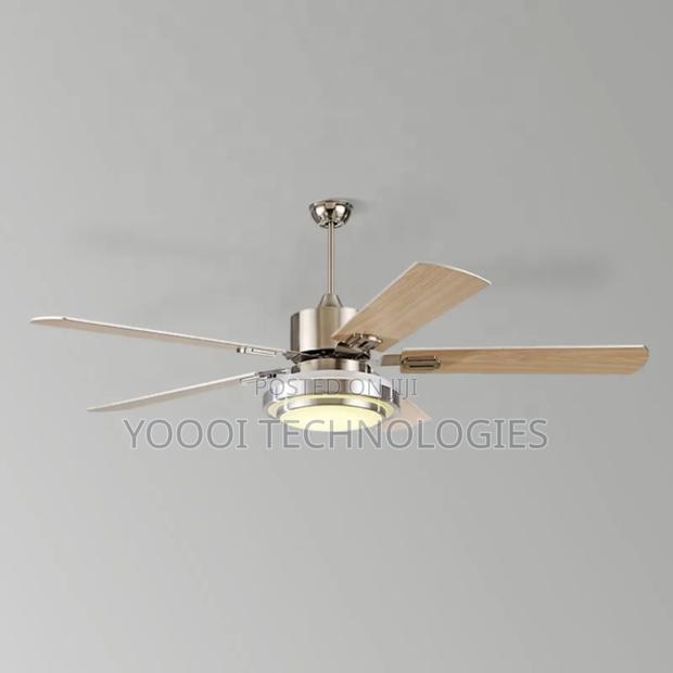52" 5 Blade 3 Color Led Ceiling Fan Light photo 2