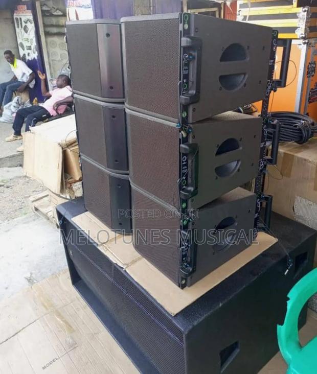 3piece 12inches Line Array With 1pair Bass and Amp Rack Set · Photo 3