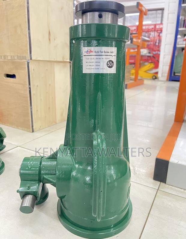 Ql50 Ton Screw Hand Cranked Mechanical Vertical Heavy Duty Jacks photo 3