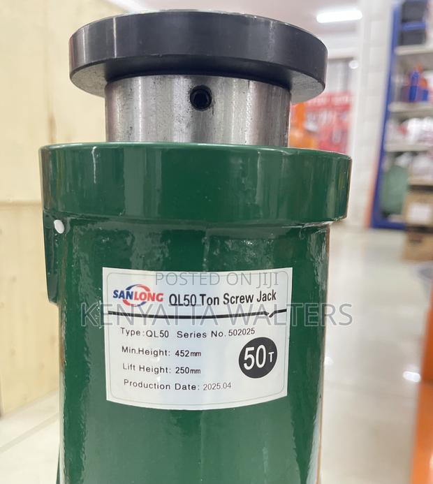 Ql50 Ton Screw Hand Cranked Mechanical Vertical Heavy Duty Jacks photo 2