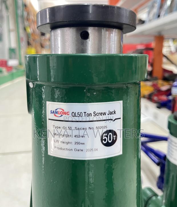 Ql50 Ton Screw Hand Cranked Mechanical Vertical Heavy Duty Jacks photo 11