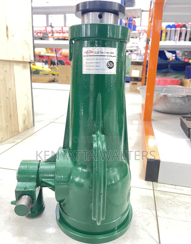 Ql50 Ton Screw Hand Cranked Mechanical Vertical Heavy Duty Jacks photo 10
