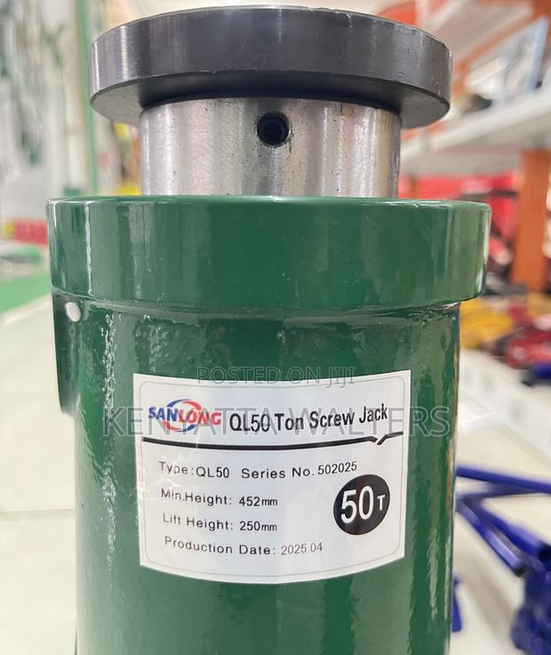 Ql50 Ton Screw Hand Cranked Mechanical Vertical Heavy Duty Jacks photo 13