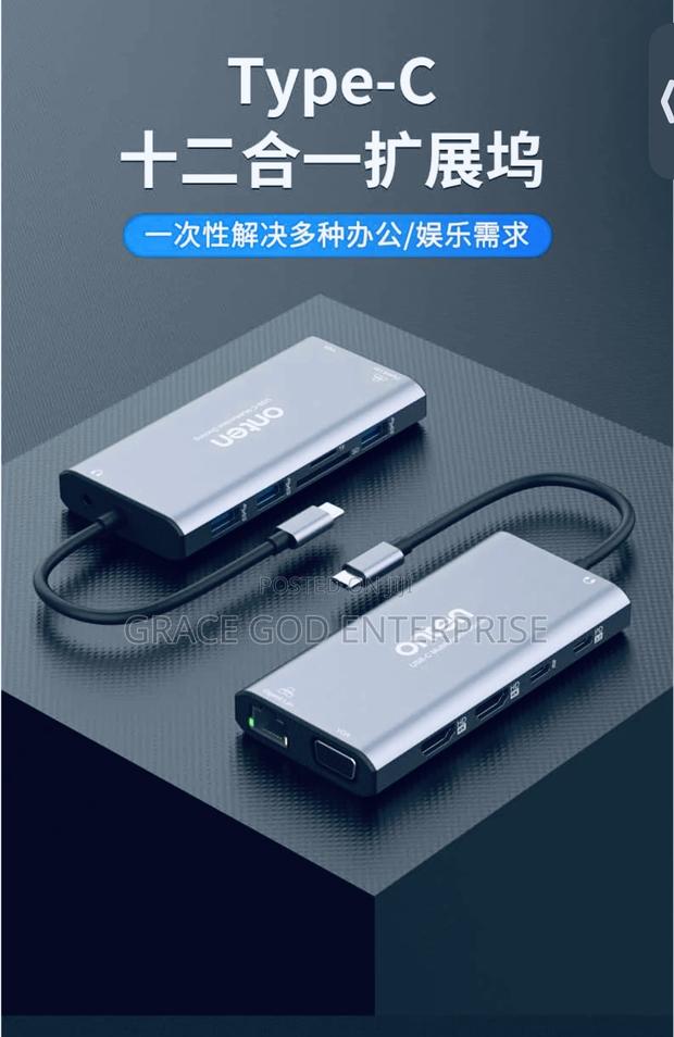 Original Onten 11 In 1 Multi Function Usb-c Hub photo 2
