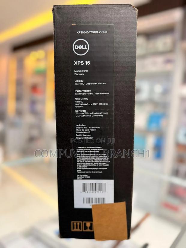 New Laptop Dell XPS 16 9640 16GB Intel Core Ultra 7 SSD 1T · Photo 4