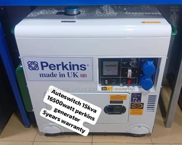 Less Fuel Consumption Perkins 15kva 16500w Diesel Generator · Photo 2