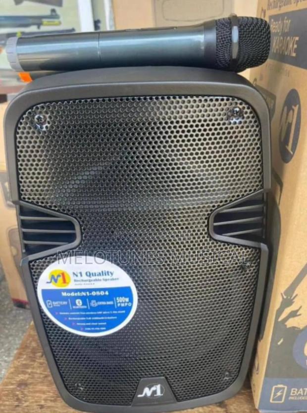 N1 8inches Rechargeable Bluetooth Speaker With Microphone · Photo 2