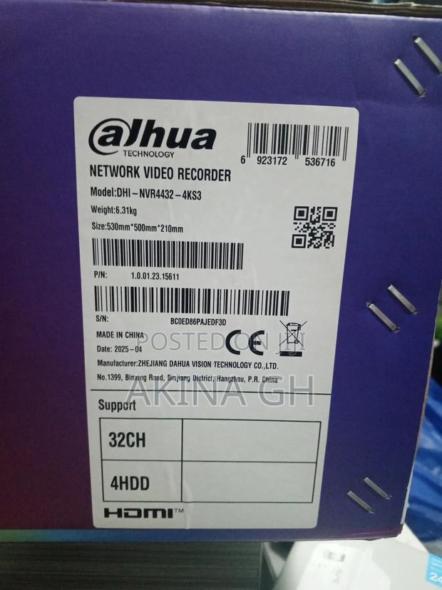 Dahua 32ch Non Poe NVR 4 HDD Support Dhi-Nvr4432-4ks3 · Photo 4