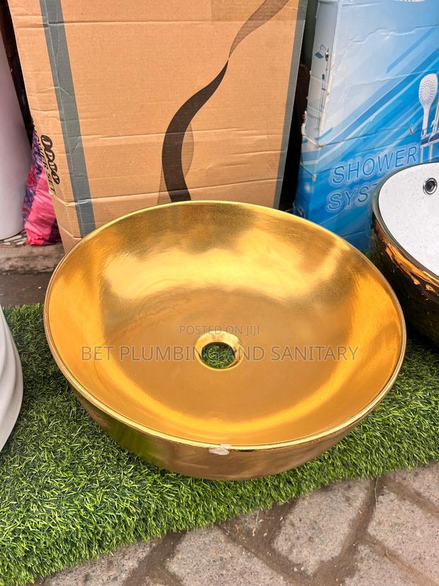 Italian Gold Vanity Basin_pedicure Basin_countertop Basin · Photo 3