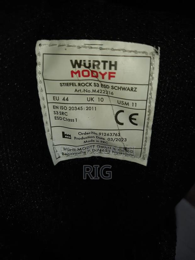 Safety Boot (Würth Modyf) All Sizes photo 6