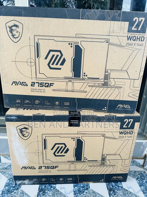 Msi Mag 27”, Qhd, 180hz, Ips, 0.5ms, Hdr, Gaming Monitor · Photo 4
