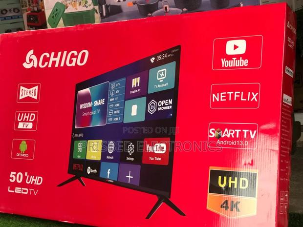 *Chigo 50" Smart Android Tv Uhd