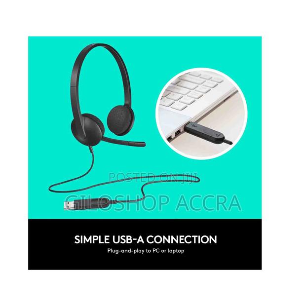 Logitech Usb Headset H340 photo 2