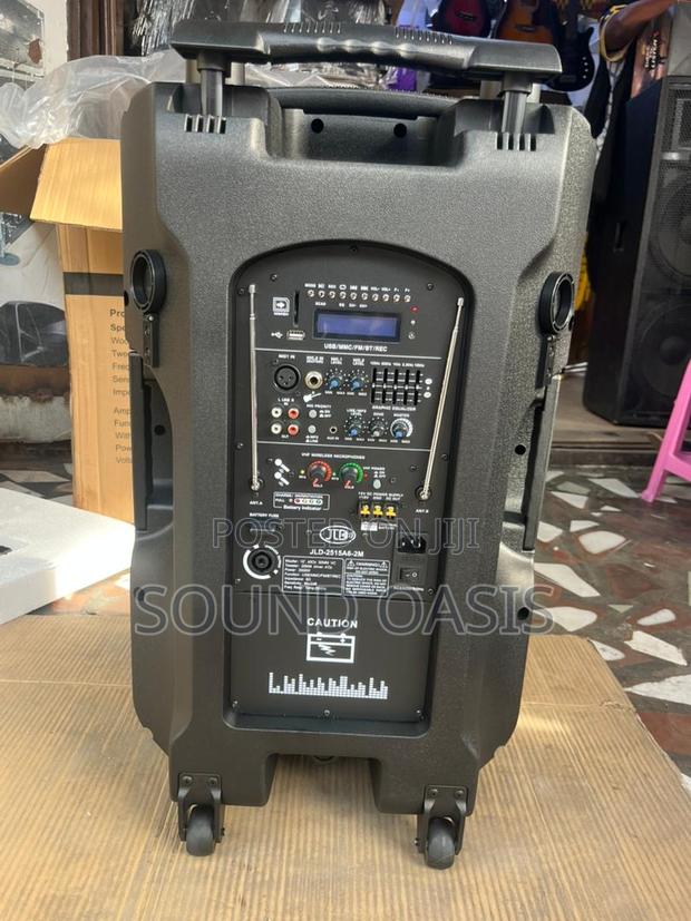 JLD Rechargeable Bluetooth Speaker With Two Wireless Microphones photo 2