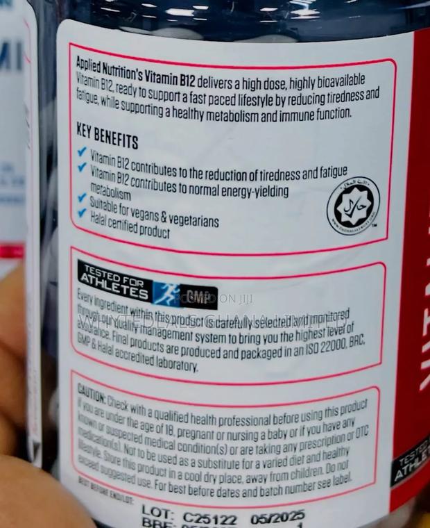 Uk Brand| Vitamin B12| Overcome Tiredness and Fatigue| Boost Energy · Photo 4