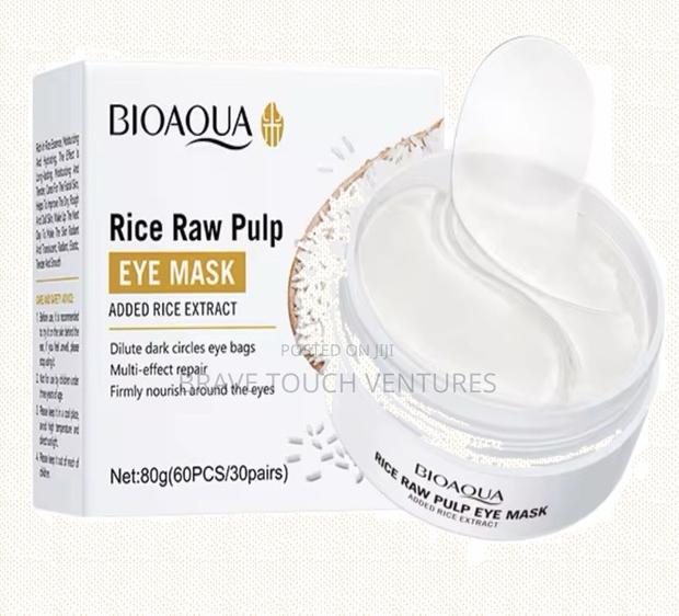 Rice Raw Pump Eye Mask Dark Circles Eye Bags Nourish Repair- 30 Pairs · Photo 2