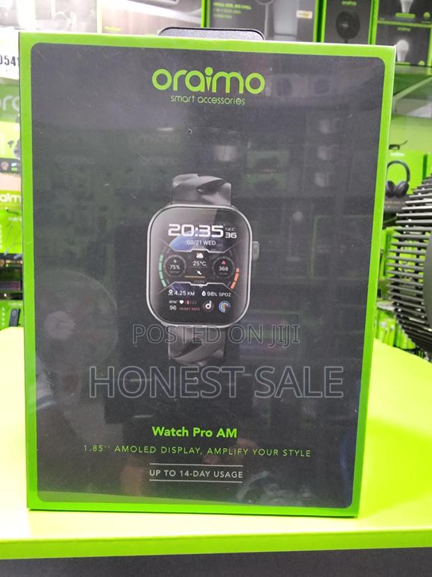 Oraimo Watch Pro Am 1.85′′ Amoled Ip68 Smart Watch