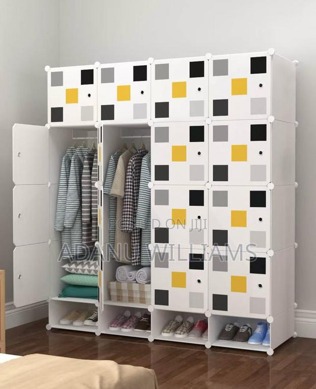 16 Cubes Closet Organizer Storage + Shoe Rack · Photo 2