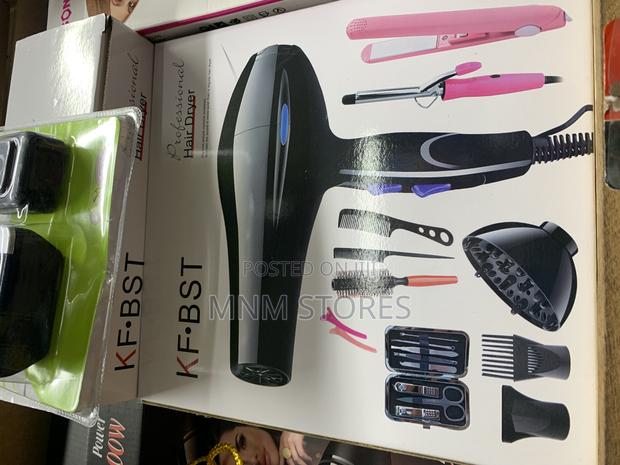 Kf.Bst All in 1 Hair Dryer ,Straightener