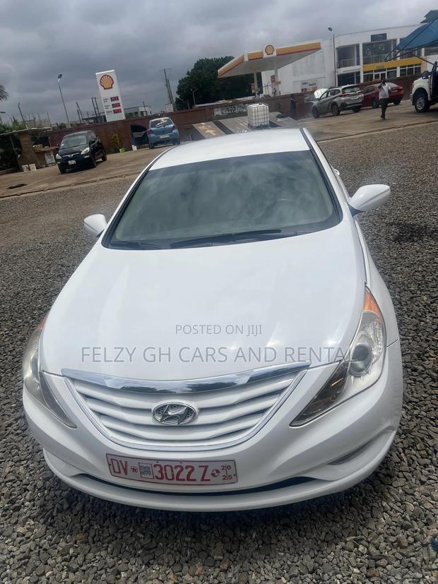 Hyundai Sonata Limited 2.0T Sedan (2.0L 4cyl 6A) 2013 White photo 7