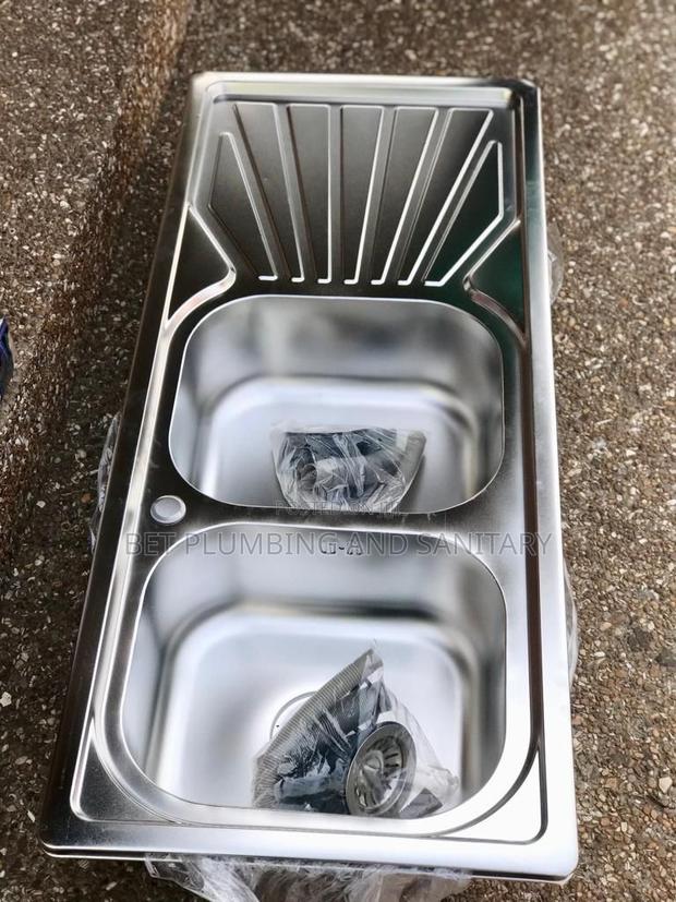 Two Bowl Block and Cabinet Sink_2b1a Kitchen Sink_completed · Photo 2