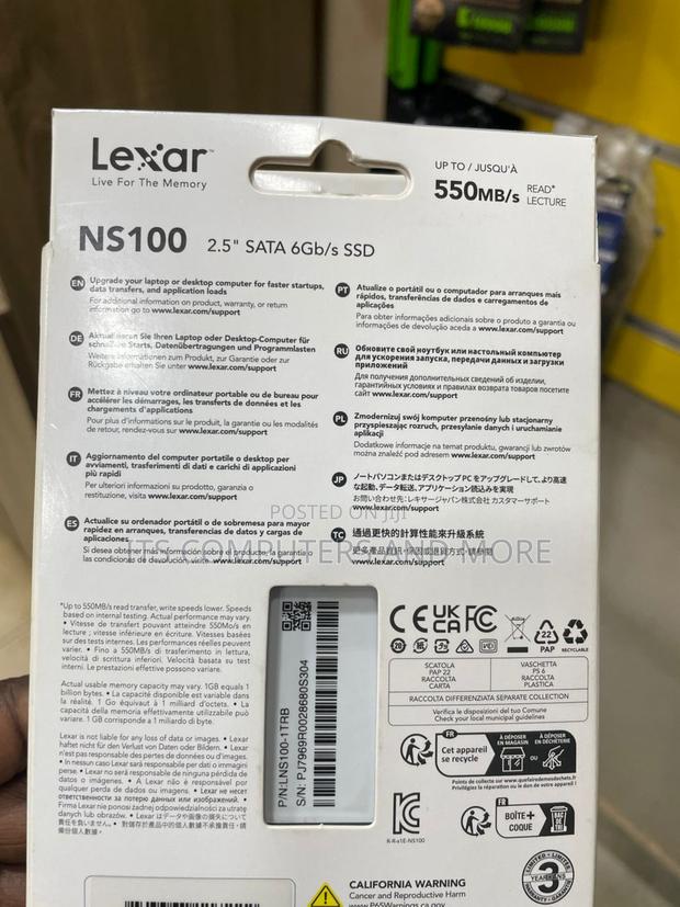 1tb 2.5 Inch Ssd (Lexar) photo 2