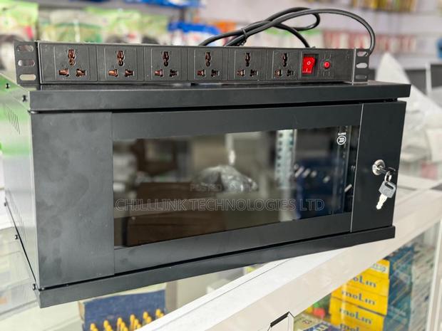4u Network Cabinet With Fan and 6 Way Pdu · Photo 4