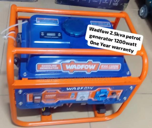 Fresh Inbox Wadfow 2.5kva Petrol Generator 1200watt Wadfow · Photo 2