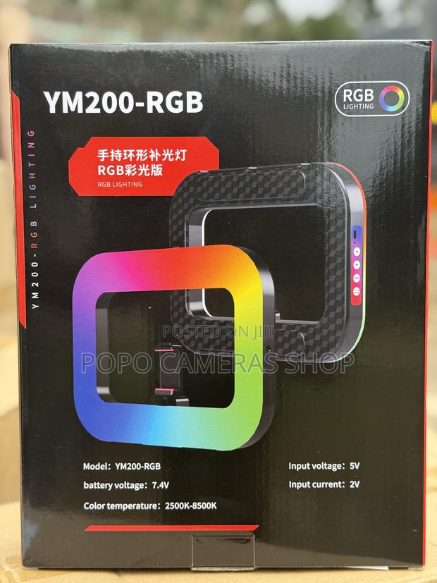 Ym200 RGB Ring Light With Phone Holder · Photo 4