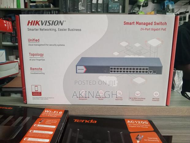 Hikvision 24 Port Gigabit Smart Managed Poe Switch Ds-3e1526p-Ei/M · Photo 4