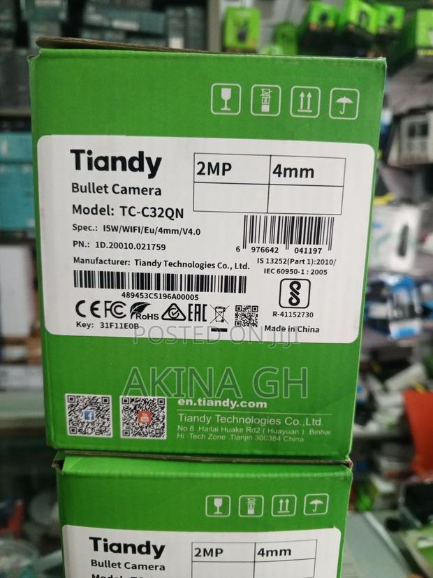 Tiandy Bulletn Wifi Stand Alone Camera 2mp Tc-C32qn · Photo 4