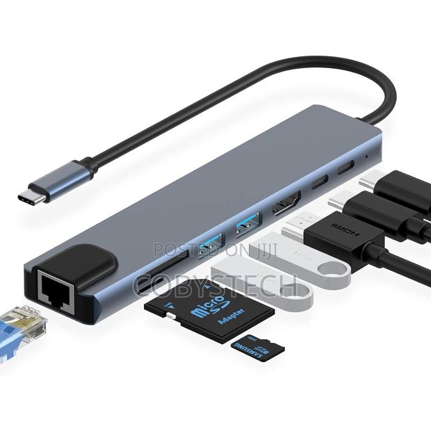 Multi-Functional 8-in-1 Usb 3.1 Type-C Hub Adapter photo 3