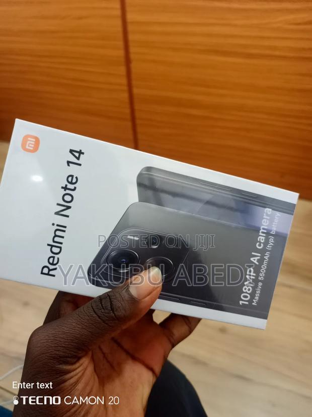 New Xiaomi Redmi Note 14 256 GB Black photo 2