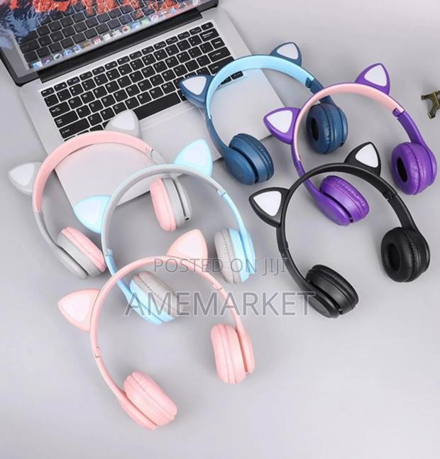 Cat Ear Wireless 5.0 Bluetooth Headphones Earphone With Mic · Photo 3