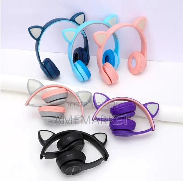 Cat Ear Wireless 5.0 Bluetooth Headphones Earphone With Mic · Photo 4