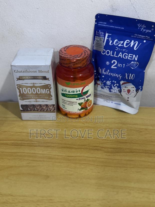Gluta , Vitamin C + Zinc and Frozen Collagen photo 2