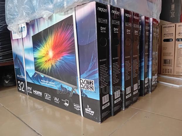 Nexon 32" Brand New T2/S2 Digital Satellite Sleek Frameless Tv · Photo 3