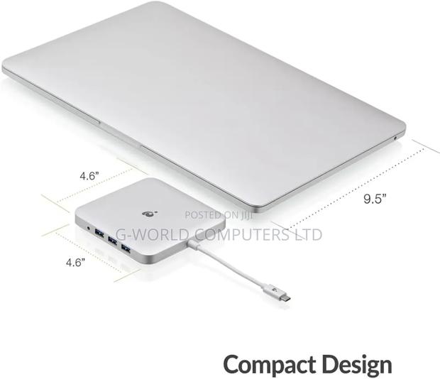 Iogear Compact Usb-C Docking Station With Power Pass-Thru (Gud3c03) photo 3
