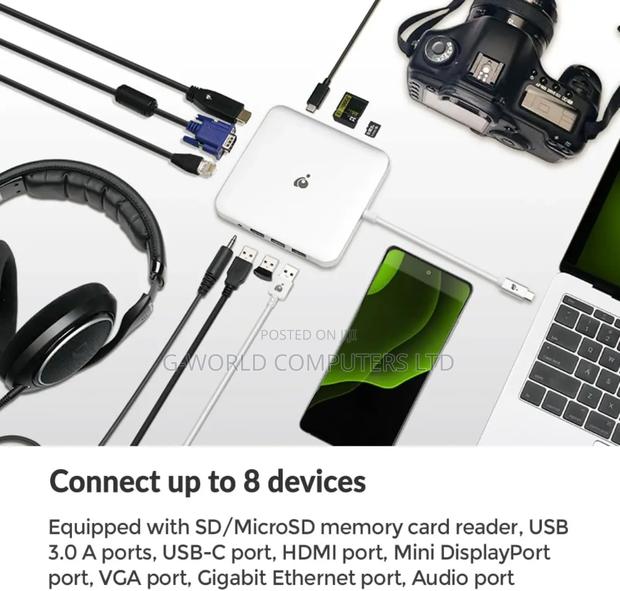 Iogear Compact Usb-C Docking Station With Power Pass-Thru (Gud3c03) photo 4