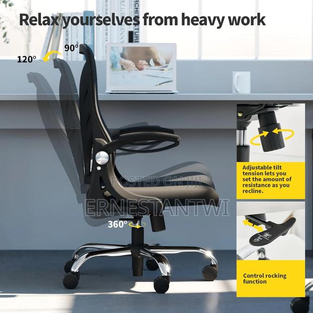 Foldable Ergonomic Office Chair From Holludle, Uk photo 4
